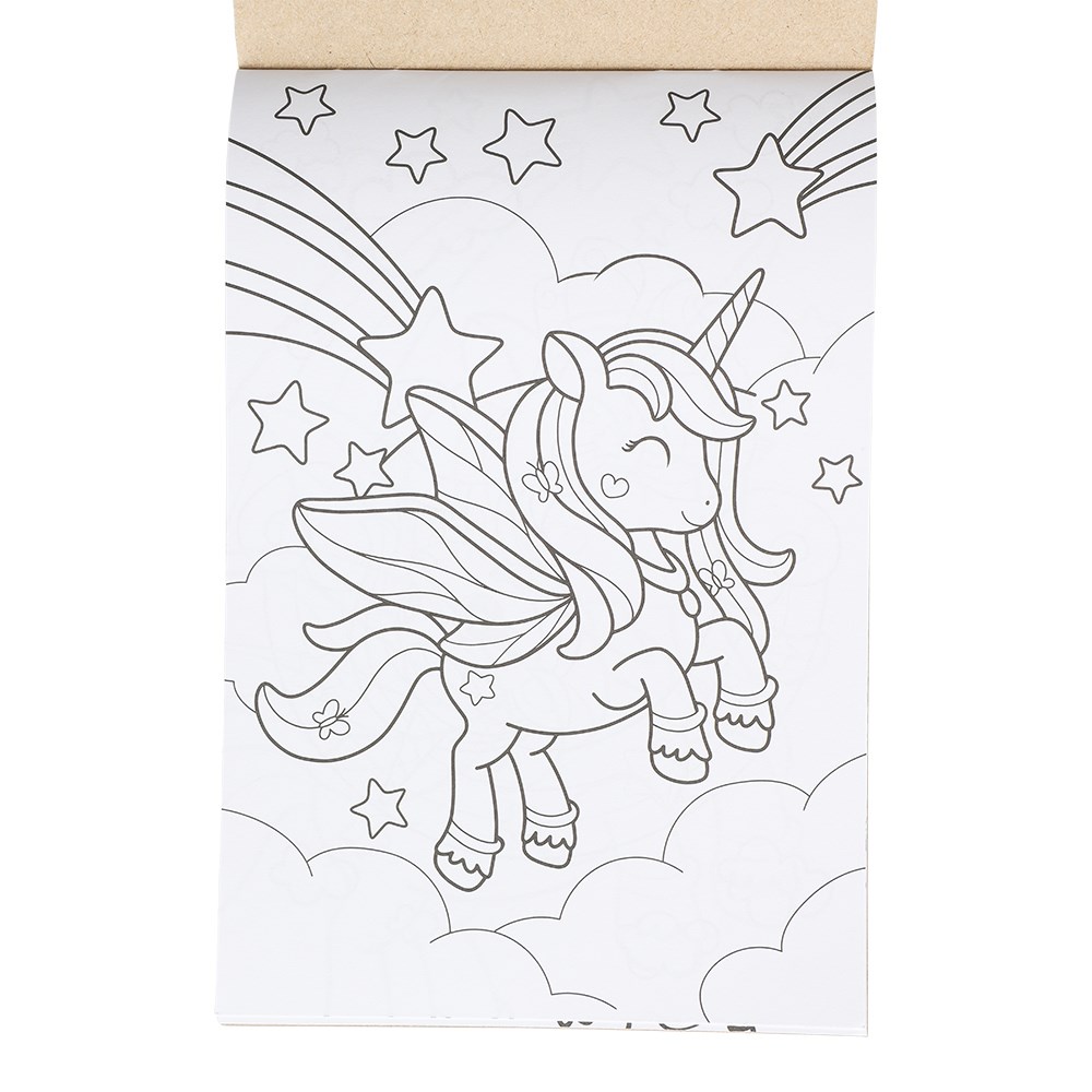 UNICORNS COLOURING SET